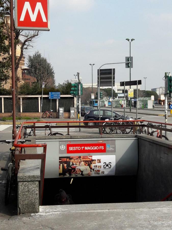 Grazioso Bilocale A 100 Mt Dalla Metropolitana Сесто-Сан-Джованні Екстер'єр фото